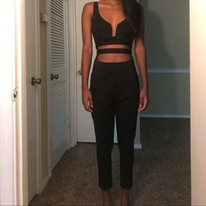 Black jumpsuit